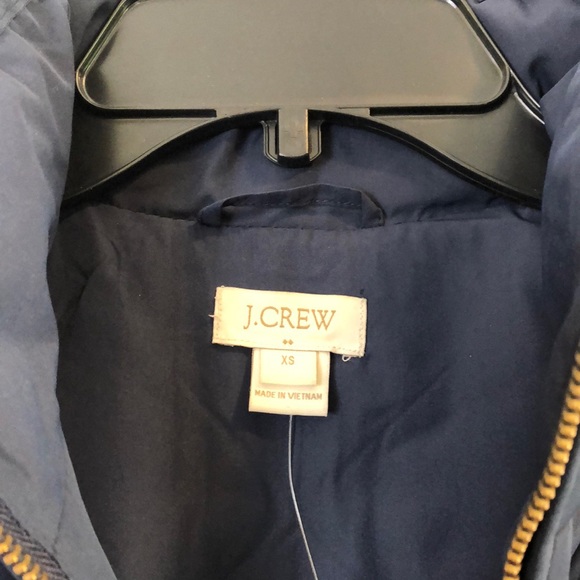 J. Crew Classic Navy Blue Zip Up Down Vest - Picture 5 of 6